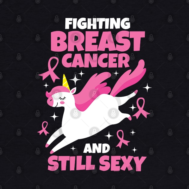 Fighting Breast Cancer and Still Sexy Unicorn by jomadado